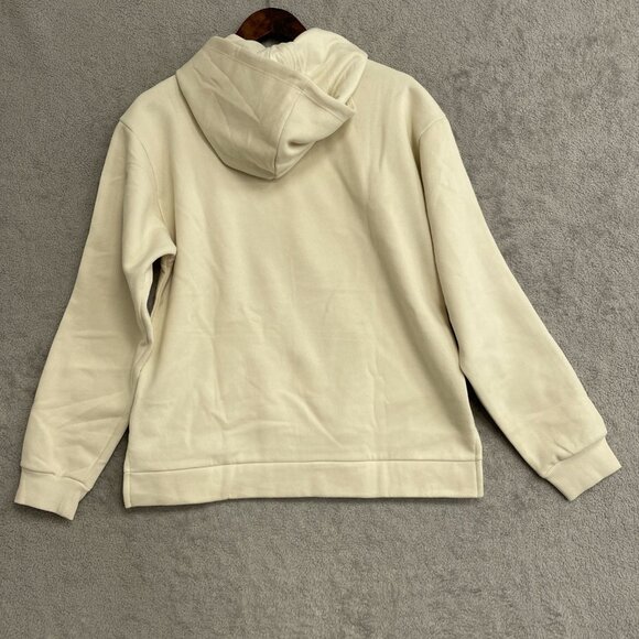 NEW Puma Women's M Fleece Hoodie Beige Pullover Sweatshirt  G1402 - Picture 5 of 13